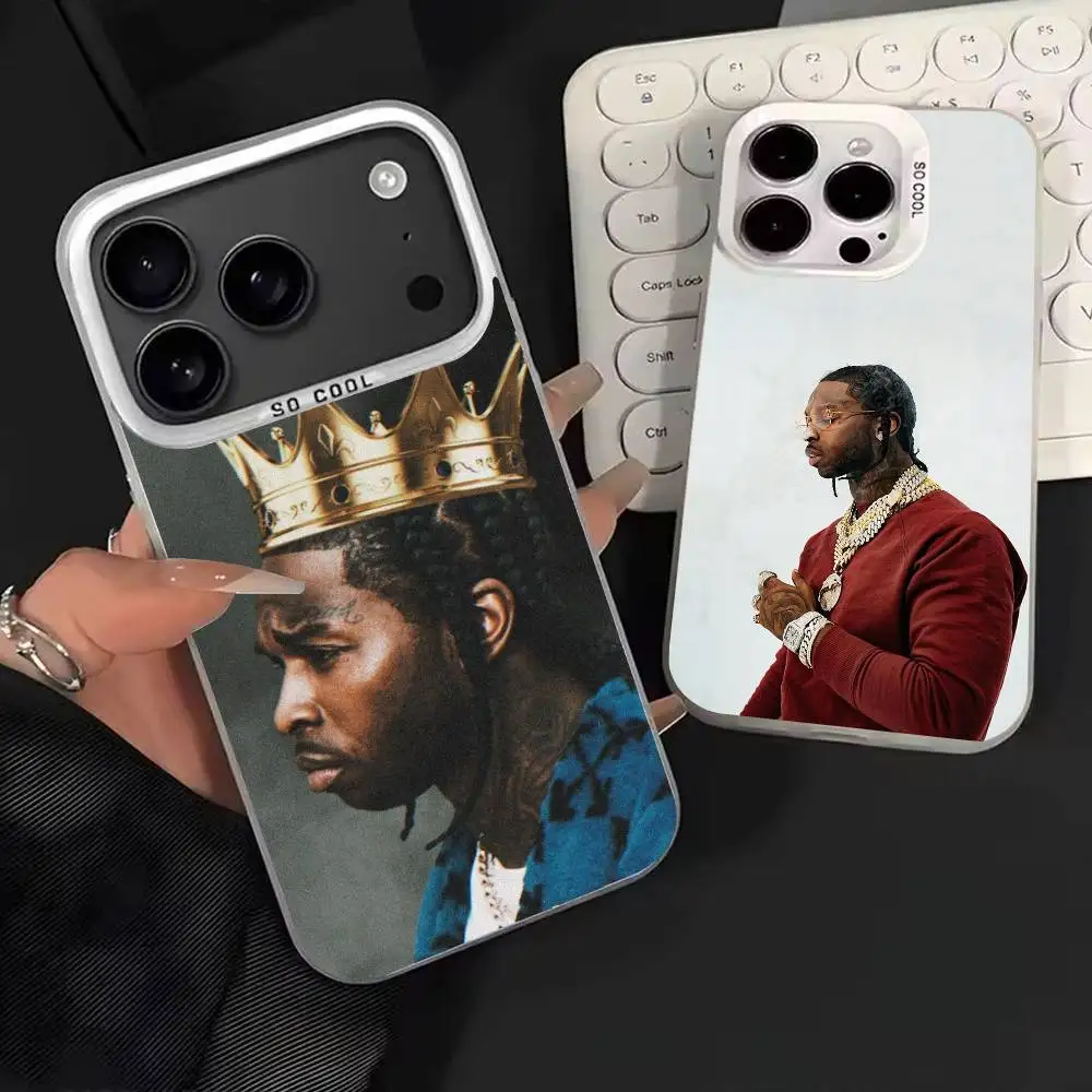 

Pop Smoke R-Rapper Phone Case For iPhone 17,16,15,14,13,12,11,Mini,Pro,MAX Matte Shockproof Phone Case