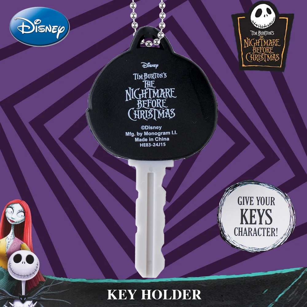 The Nightmare Before Christmas Officially Licensed Figurine Bag Clip Charms Jack Skellington Creative Key Holder Gift 1Pc Disney view 2