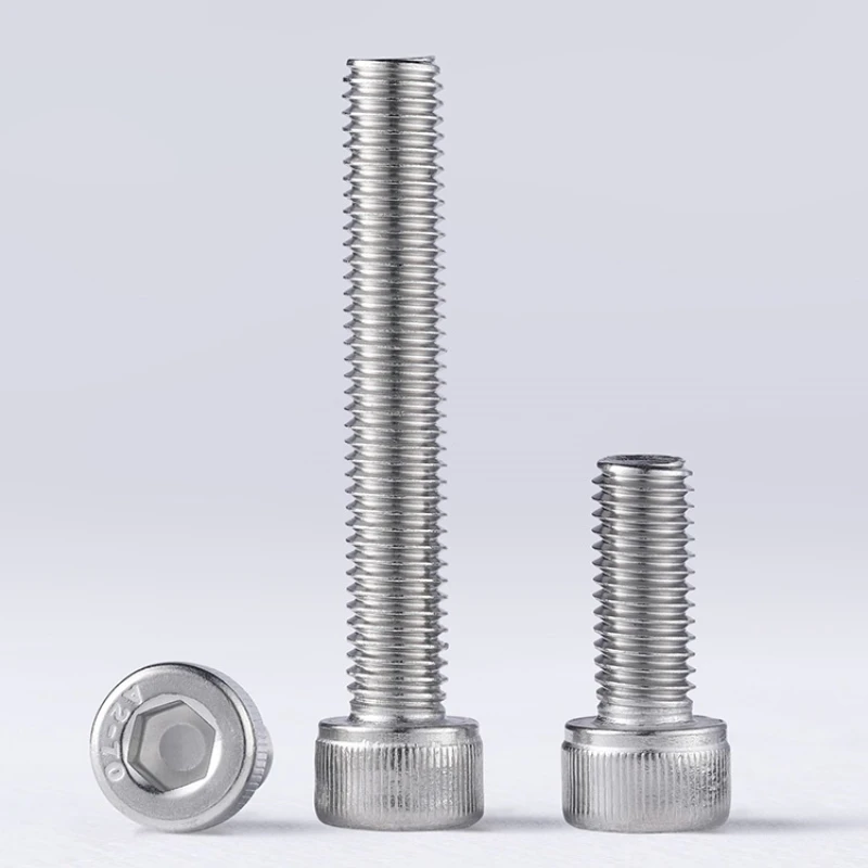 M3 M4 M5 M6 M8 M10 M12 Left hand thread Hex Hexagon Socket Screw Reverse thread Cup Head Allen Bolts 304 Stainless Steel DIN912