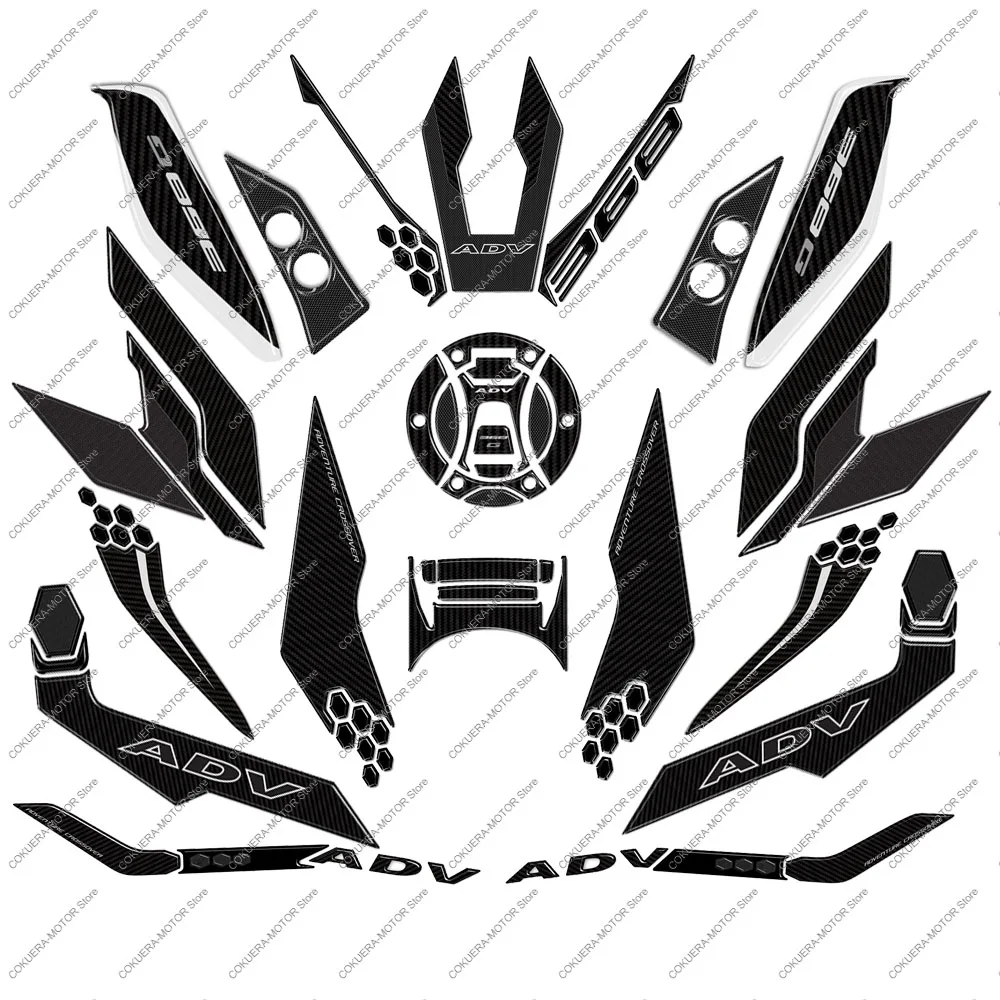 

For ZONTES 368G 2025 3D Resin Protective Sticker Scratch Resistant And Wear-Resistant Motorcycle Accessories Tank Pad Sticker
