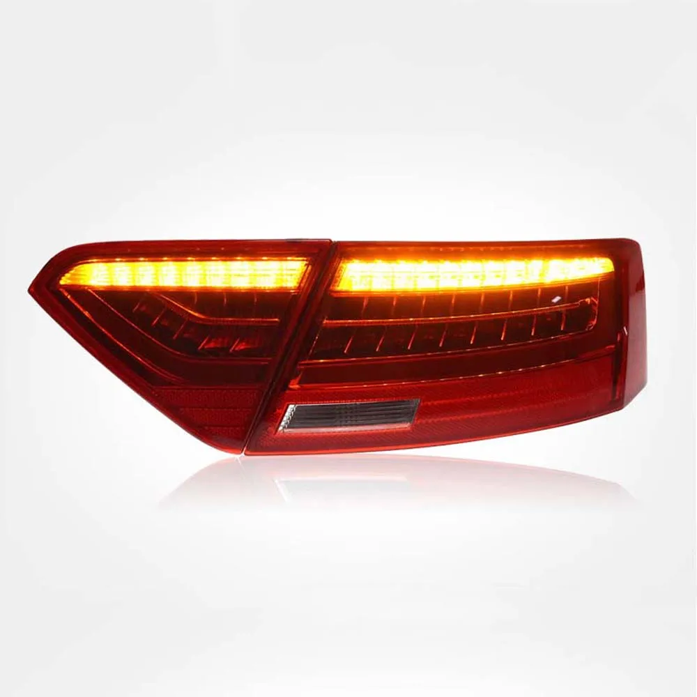 

For AUDI A5 2008-2016 Car LED Taillight Assembly Dynamic Streamer Turn Signal Indicator Tail Lamp Brake Reverse Parking Lights