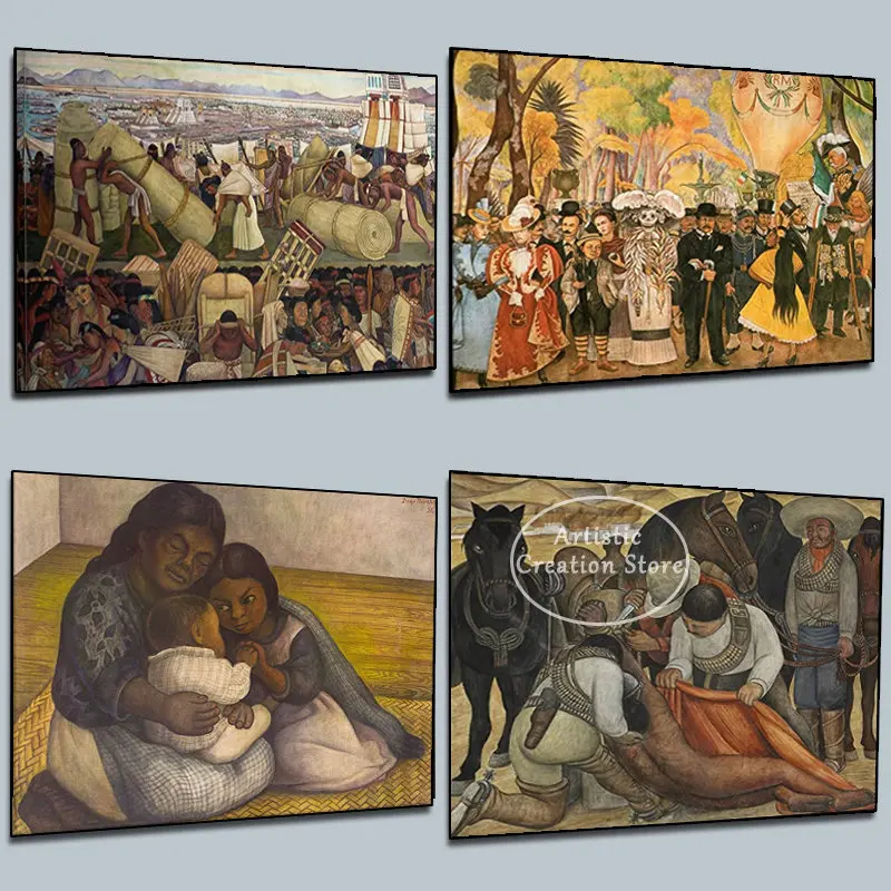 

Диего Ривера, художник, цветы, искусство стен, Современная комната, комната, эстетическое украшение, подарок