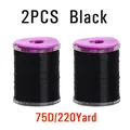 2PCS 75D Black