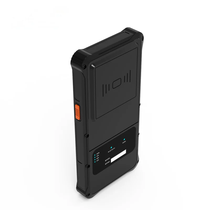 Linux Handheld UHF RFID Reader for 860-960 MHz 3-5 cm Reading Distance ISO 18000-6C Protocol ABS Material for Inventory