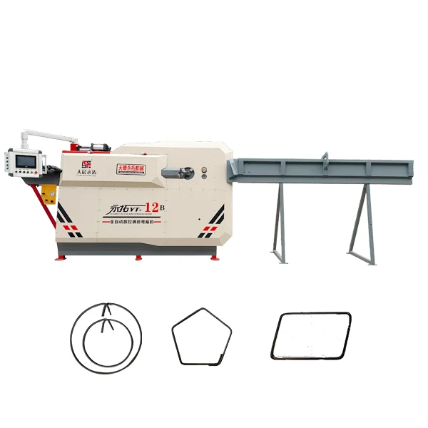 Automatic 4-12 Mm CNC Steel Bending Machine Fast Speed Bar Forming For Big Size Pipe Steel Hoop Rebar Core Motor Component