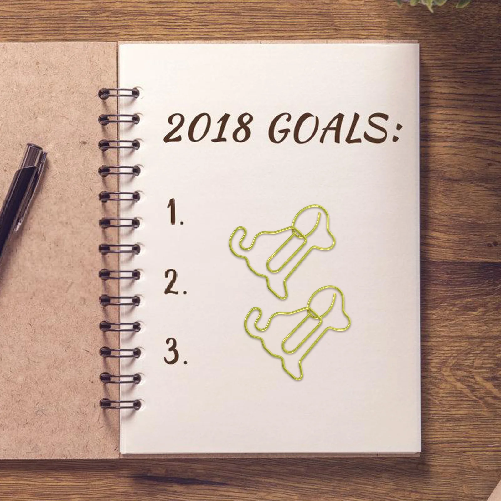 

50 Pcs Dog Paper Clip Clips Animal Shaped Cute Paperclips School Metal Creative Planner Office Bookmark