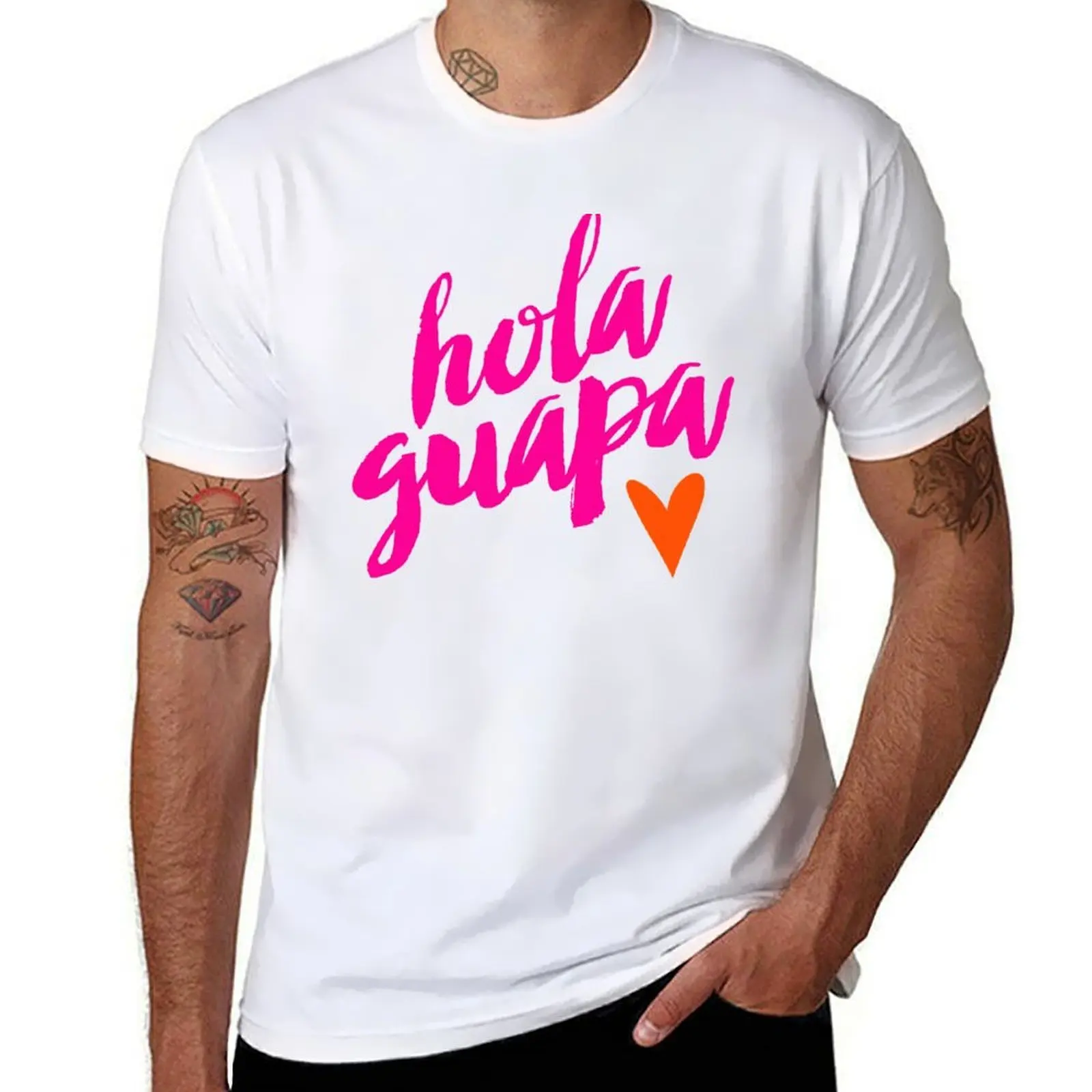

Hola Guapa T-Shirt anime tshirt black cotton t-shirt plain for man package cotton t shirt man T-Shirt