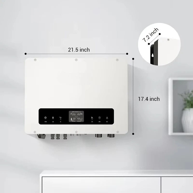 CARSPA 5kw 6kw 8kw 10kw 12kw High Voltage  Three-phase Hybrid Solar Inverter with WIFI/GPRS/LAN