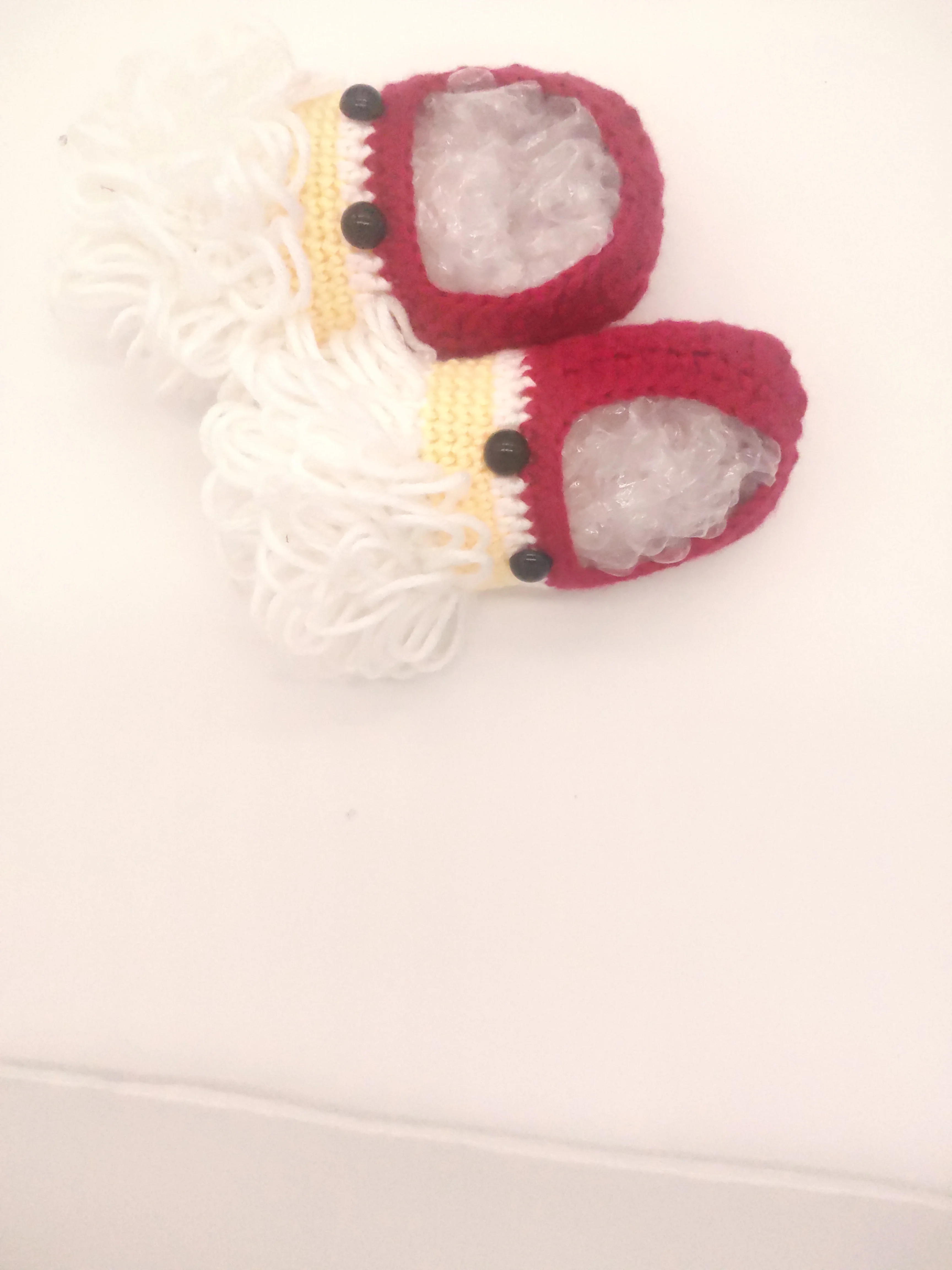 baby sock shoes bootie Christmas style  model fe001