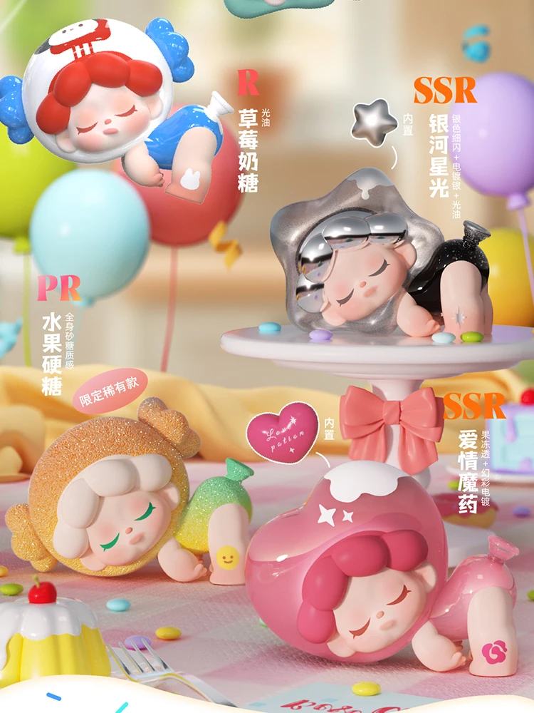 

Оригинальная серия Wendy Come Back Balloon: Таинственная мини-коробочка-сюрприз, милые фигурки из ПВХ для декора рабочего стола, подарок-сюрприз для девочек