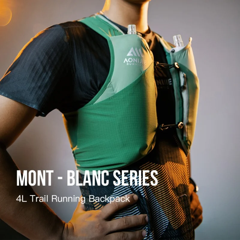 AONIJIE MB-4L Unisex 10L Sports Running Backpack Lightweight Off-Road Hydration Pack for Hiking Off-road Cycling Race Marath