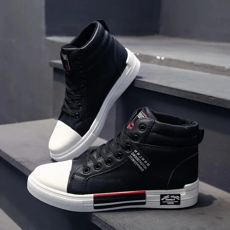 الرجال قماش الخريف عالية الجودة حذاء كاجوال للرجال عدم الانزلاق الذكور أحذية رياضية شقة تنيس Zapatillas Hombre موضة الجلود