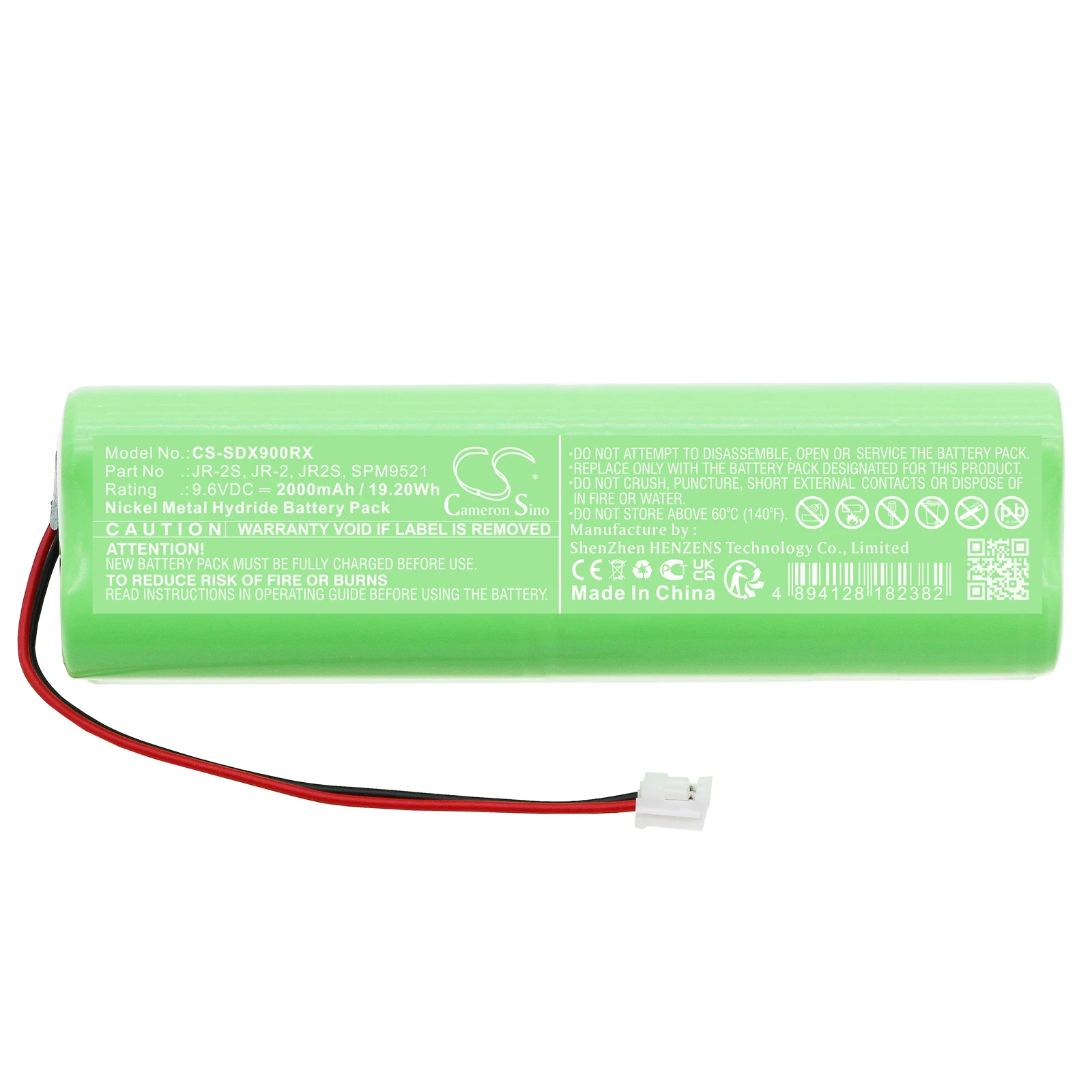 Ni-MH Remote Controller Battery for Spektrum,9.6v,2000mAh,XP6102,X9303,XP9303,XP9103,XP8103A,XP7202,X378A,XP662,XP9503,older DX6