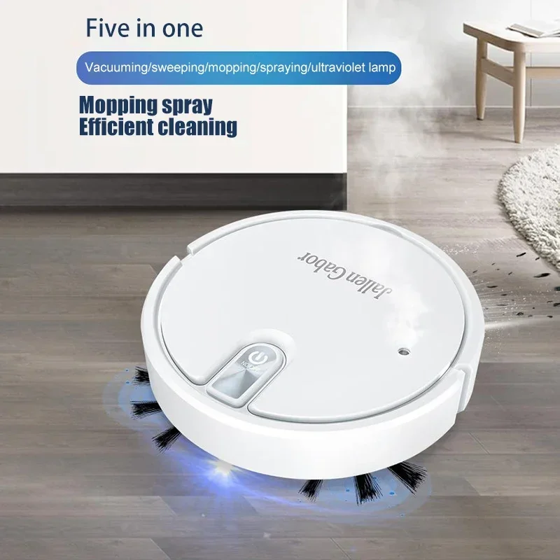 

5-in-1 Wireless Smart Sweeping Robot Multifunctional Ultra-quiet Vacuum Mopping and Humidifying Home Appliance