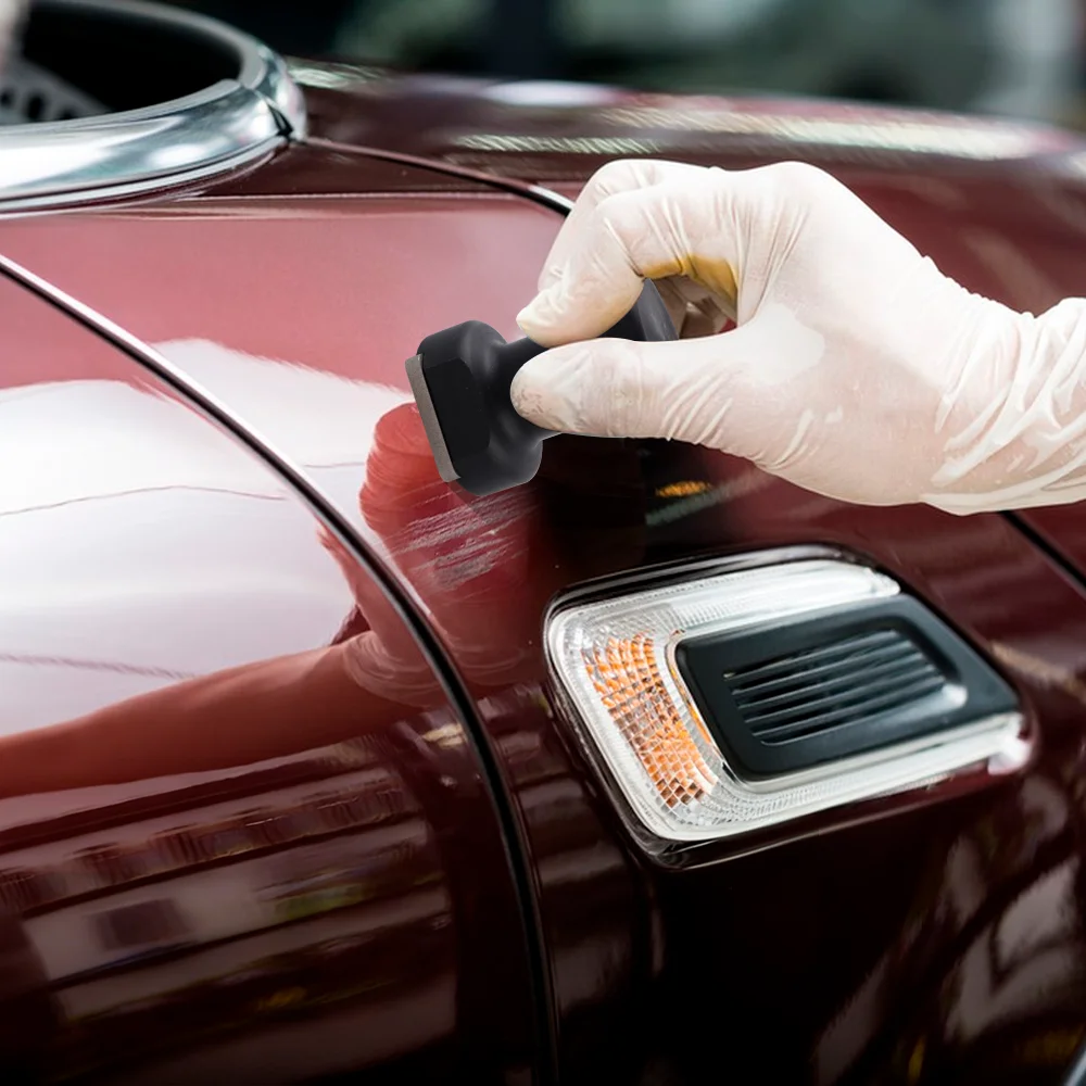 Paint Scraper Handle, Magnetic Handle For Car Scrapers, Car Sanding Tool, Paint Scratch Repair Tool, With 6 Grit Sandpaper Sizes