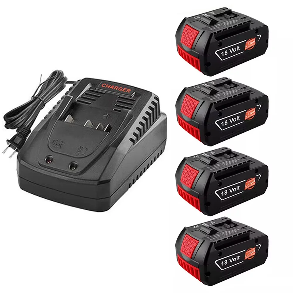18V 8000mAh voor Bosch BAT618 Batterij Professionele GBA GBH GSR GSB BAT620 BAT609G BAT614 Elektrische Boor Vervangende Batterij