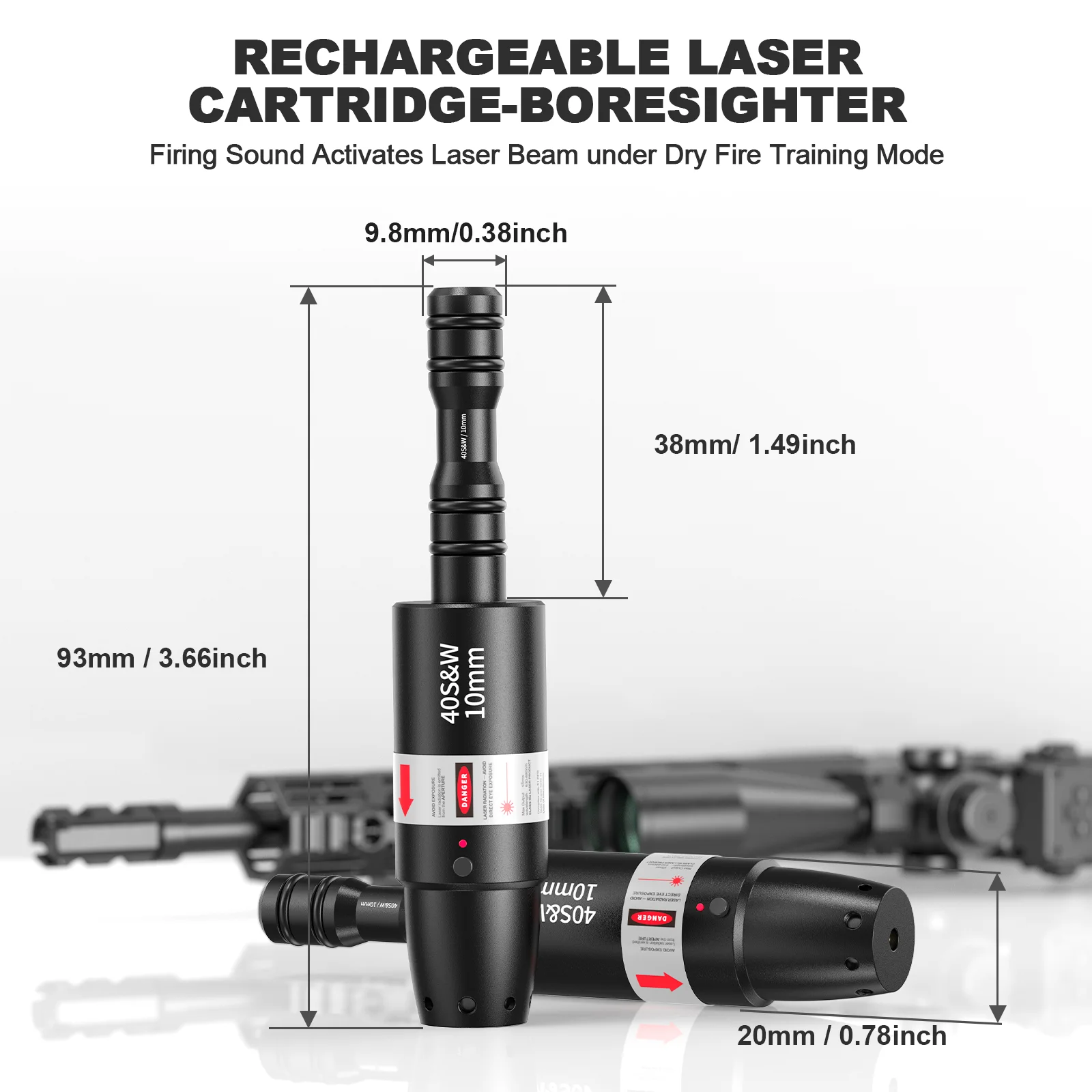 

Модернизированный лазерный тренажер двойного назначения 40sw, 10 мм с функцией калибровки, высокоточная мишень для блокировки статической калибровки