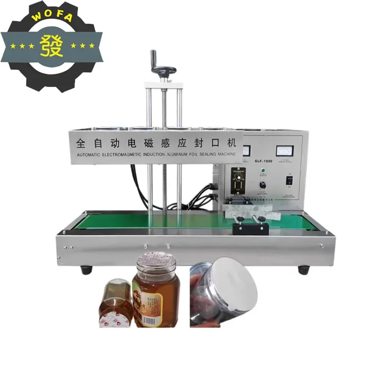 Automatic Electromagnetic Induction Aluminum Foil Sealing Machine  Foil Film Gasket Sealing Cans