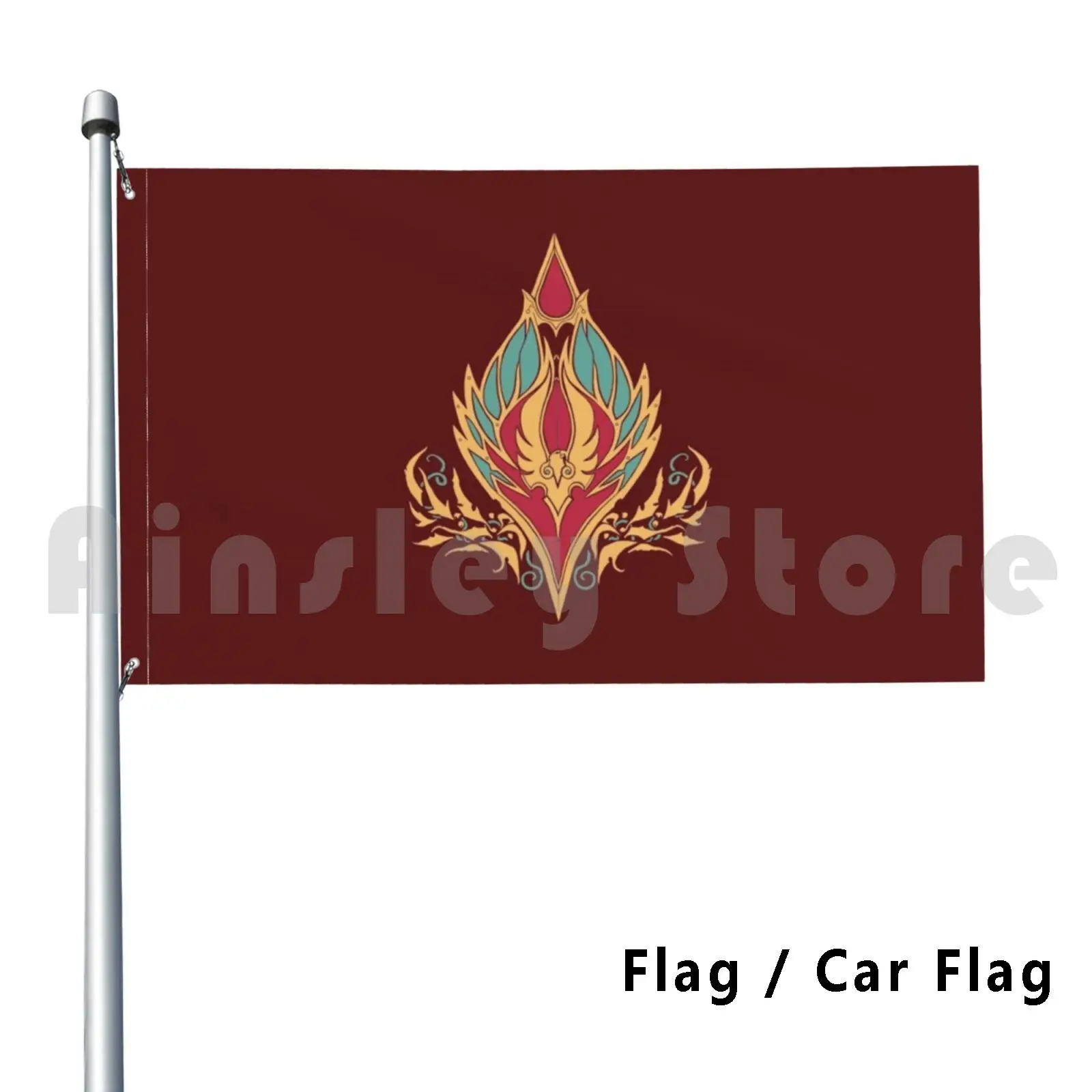 Sin'dorei Crest Outdoor Decor Flag Car Flag Sindorei Blood Elf Belf Elves Bloodelf Eversong Woods Silvermoon