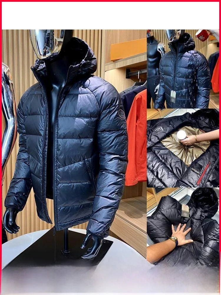 

Высококачественная мужская пуховая куртка Aphene с наполнителем из 95% пуха, модная городская молодежная верхняя одежда стандартной длины