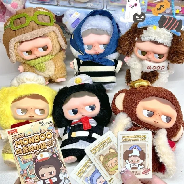 

Новая серия Monboo Forest Town, слепая коробка, милая виниловая кукла Monboo, Mystery Box Kawaii, экшн-фигурки аниме, подарок на день рождения, игрушки
