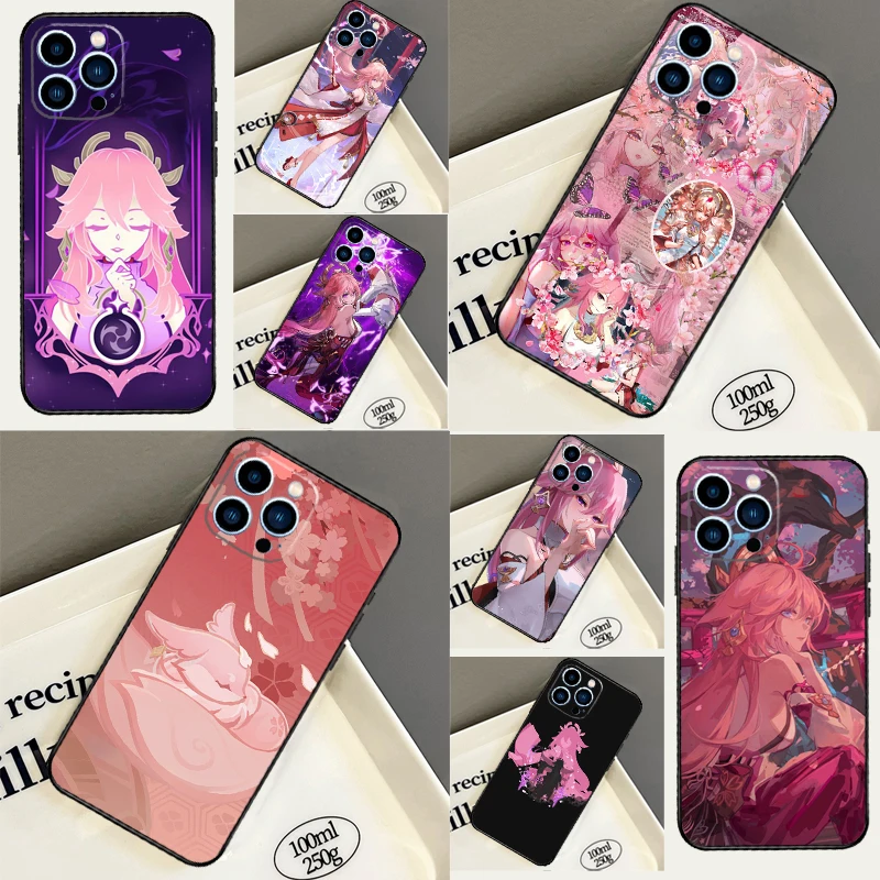 Genshin Impact Yae Miko For Samsung Galaxy M13 M53 M06 M31 M11 M35 M55 M15 M56 M36 M16 M12 M32 M52 M14 M34 M54 Case