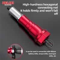 Delixi Electric Riveting Gun Riveting Gun Pressure Riveting Machine Automatic Conversion Head Core Pulling Riveting Gun