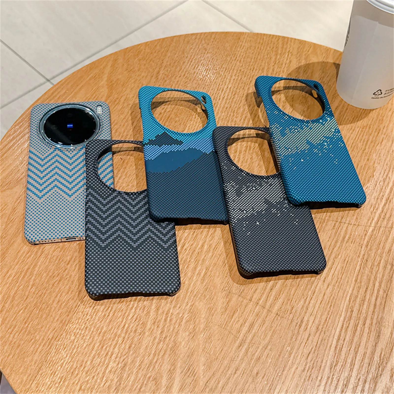Neue Kevlar Carbon Faser Magnetische Abdeckung Für VIVO X200 pro mini X200S Ultra Telefon Fall Schlanke Design Anti Drop Matte harte Shell