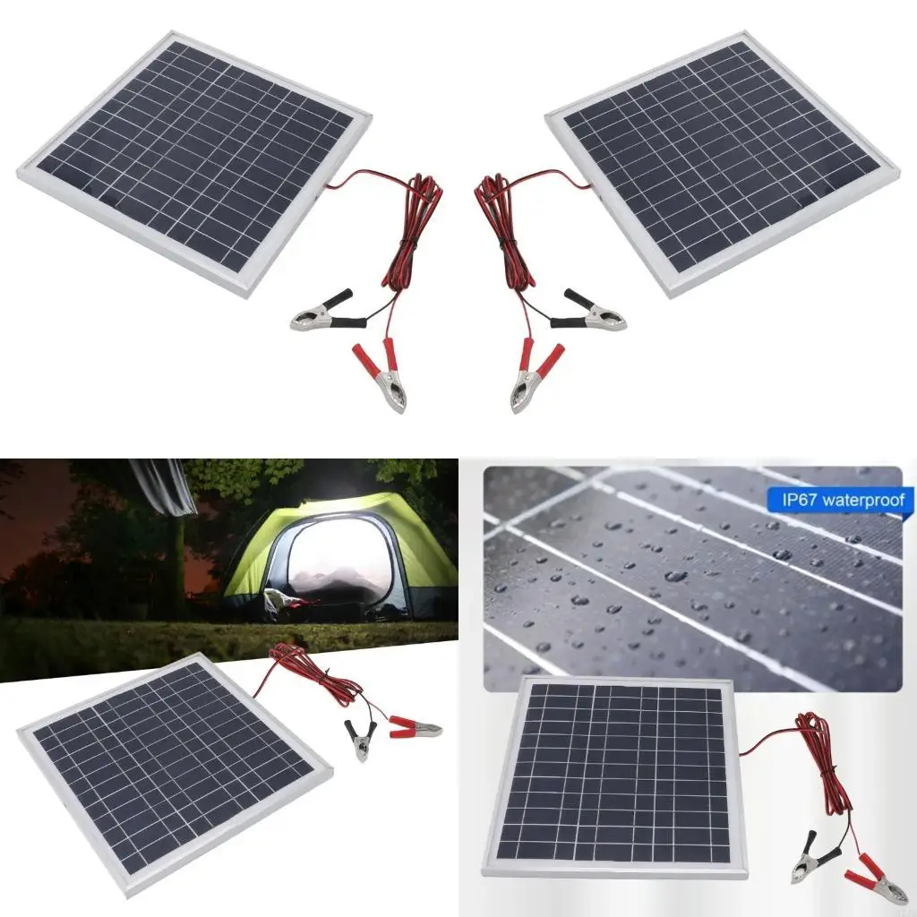 

Зарядные устройства для портативных солнечных батарей 20 Вт, алюминиевая рама, монокристаллическая кремниевая солнечная панель с