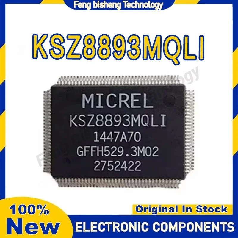 

KSZ8893MQLI [IC MANAGED SWITCH 10/100 128PQFP] Чип контроллера Ethernet на складе