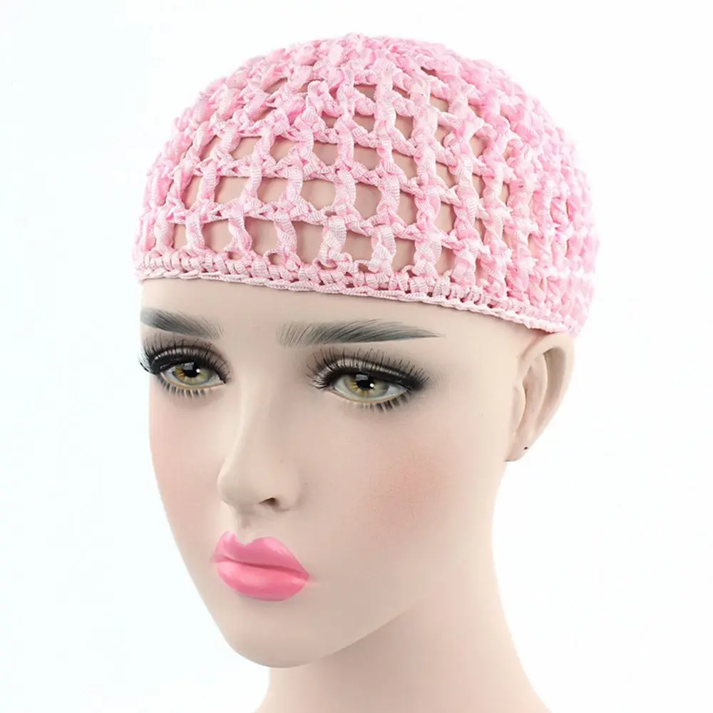 Fashion Turbans Sleeping Cover Night Handmade Mesh Cap Hair Net Snood Net Hat