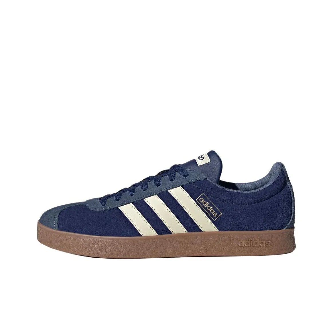 Adidas Vl Court Classic Low top German Army Trainers Unisex Dark Blue KK3775