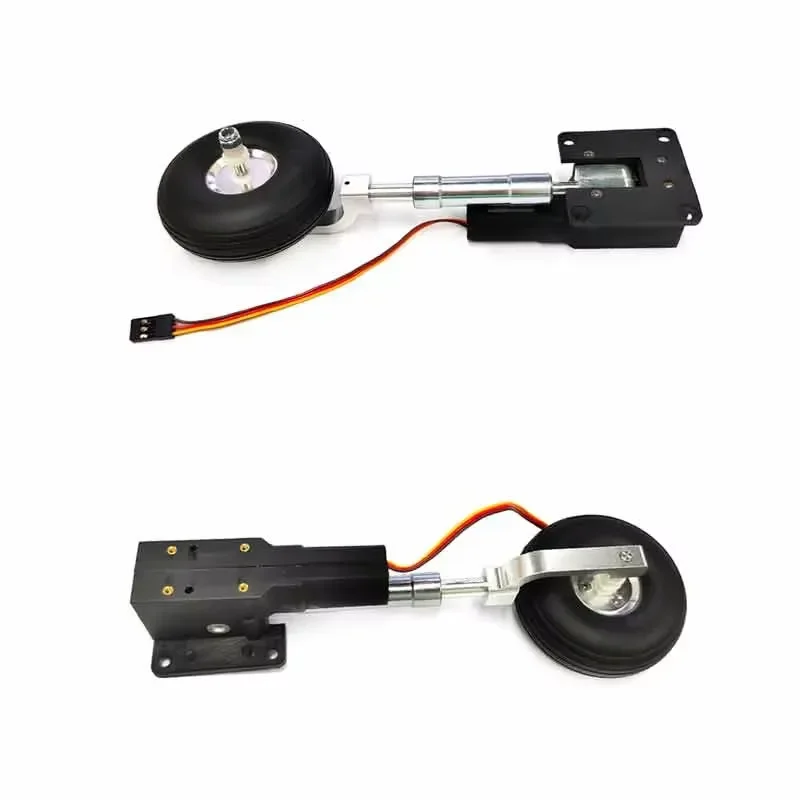 ZY15091SM 4006 Compact Side Folding Retractable Landing Gear Electric Type 2.5in Wheel RC Plane Part
