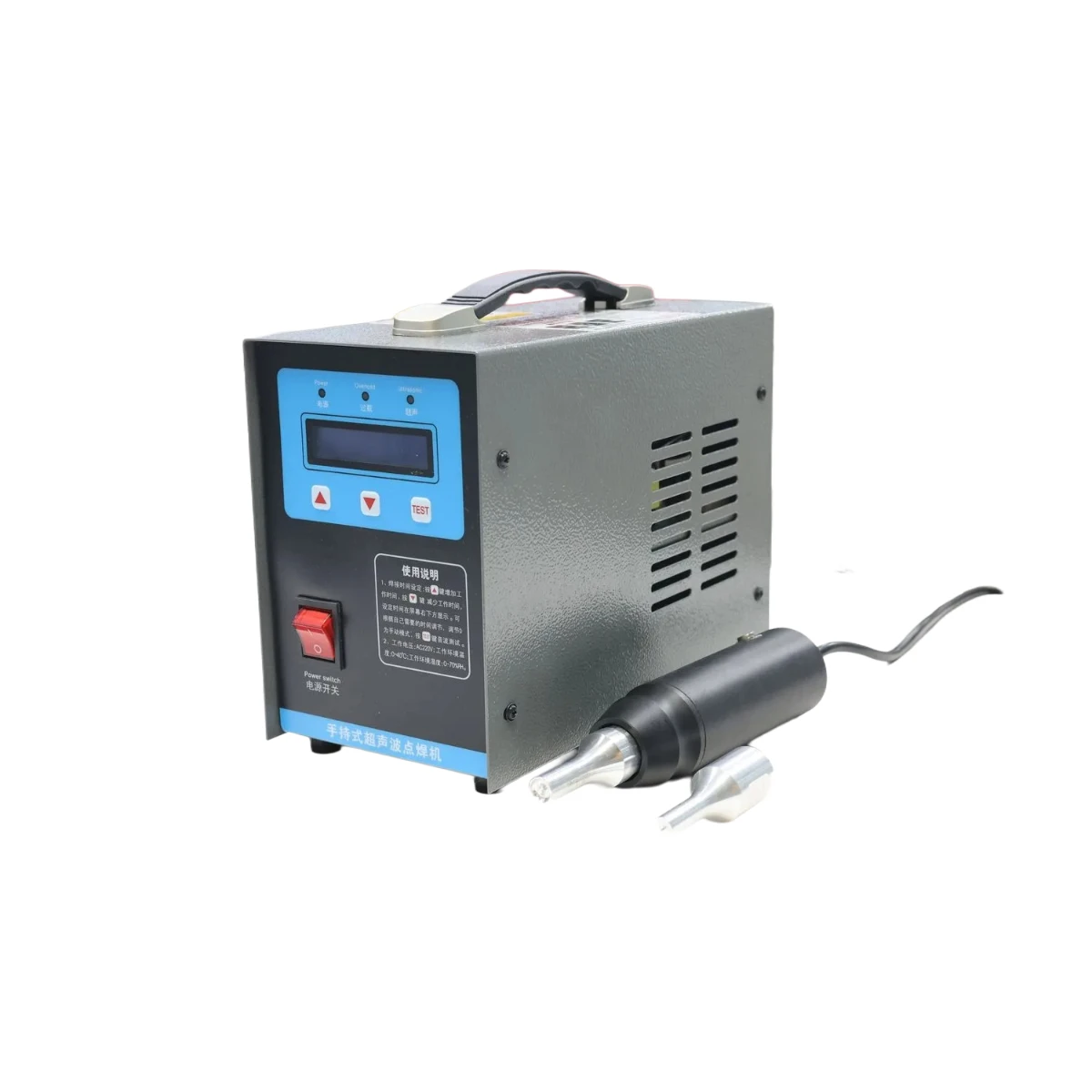 Sistema de solidificação instantânea KL-2807 - derretimento por fricção de 35 KHz para fixação de algodão à prova de som