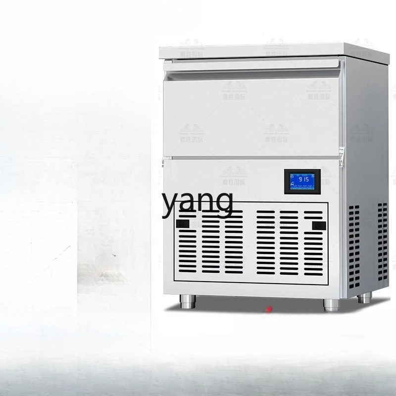 

LMM commercial square ice milk tea shop automatic spray bar large capacity slow melting ice cube machine