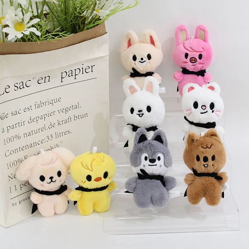 Strayt – jouet en peluche Animal mignon pour enfants, cadeau de noël, pendentif de poupée en peluche SKZOO, décoration personnalisée pour sac à dos, décoration suspendue