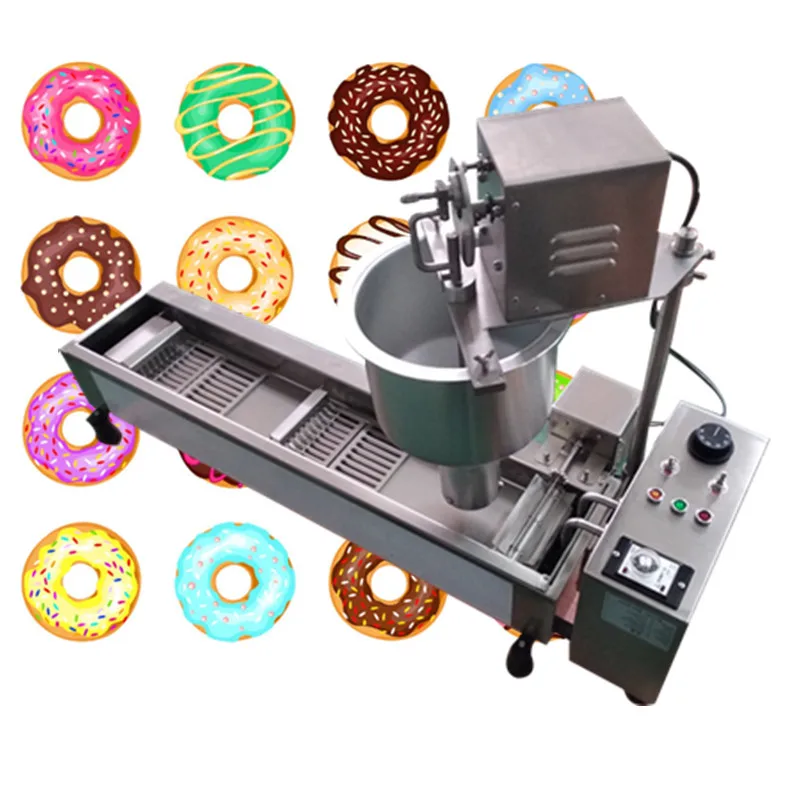 صانعة الدونات سهلة التشغيل / آلة دونات صغيرة بقدرة 3000 وات / T-101 لصنع الدونات التجارية T-101