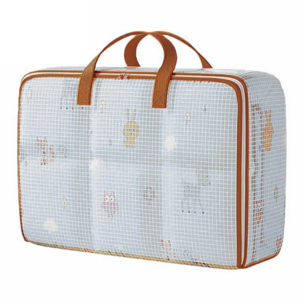 

PVC Clothes Quilt Storage Bag Large Capacity Dustproof Moving Storage Bags Moisture-proof Waterproof Luggage Travel Bag