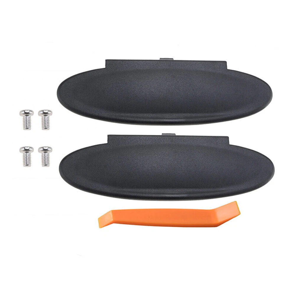 

Improve the Look of Your For Porsche 911 996 997 with Black Sunvisor Vanity Mirror Cover Replacement Set (2PCS)