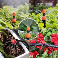 Micro Drip Irrigation System Portable 30/40M Automatic Watering with Adjustable Drippers Misting Watering Kits Garden Hose