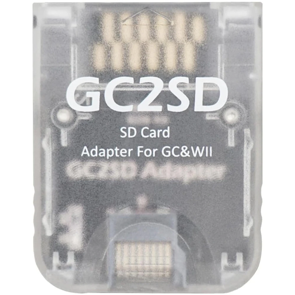 Memory Card Adapter para GameCube Wii, TF Card Reader, GC2SD
