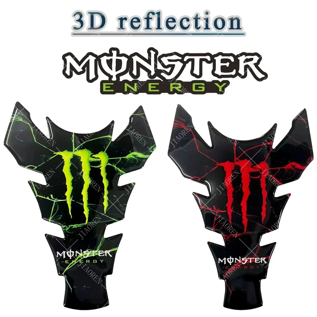 

Christmas 3D Monster Energy Tank Decal Reflective Sticker Logo Kit