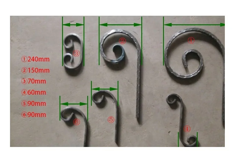 Wrought Iron Scroll Bender Manual Craft Tool