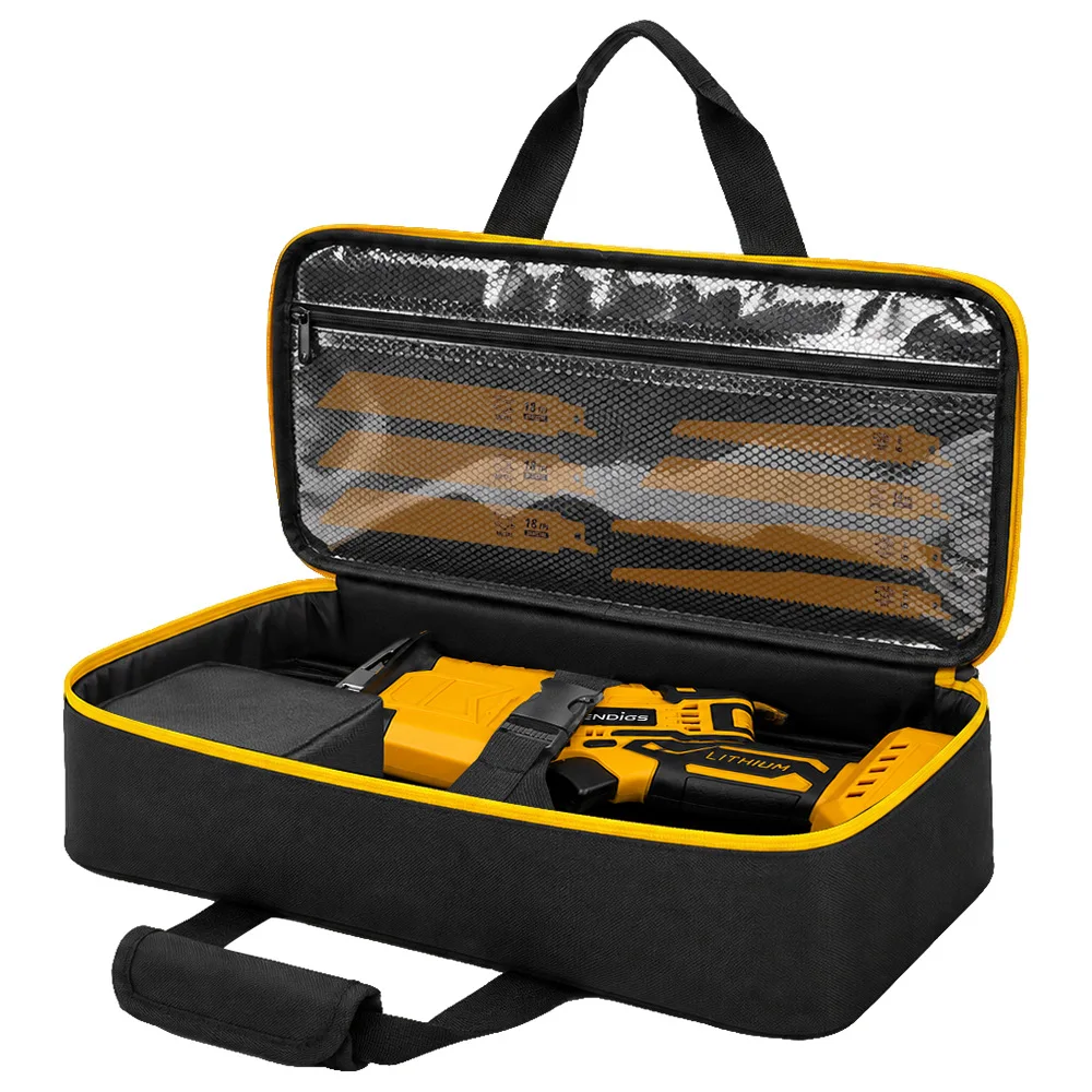 Heavy‑Duty Hand‑Carried Power Tool Storage Pouch Electric Saw Bag For 20V 60V Tools Battery Accessories