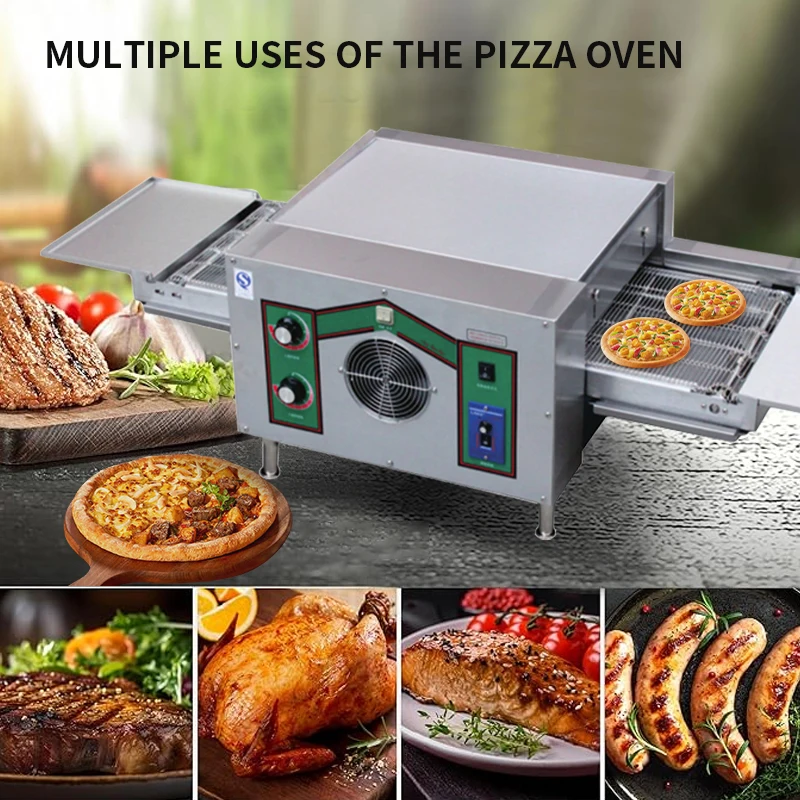 

Commercial Pizza Oven, Electric Upper and Lower Independent Temperature Control, Intelligent Pizza Oven, Tunnel Oven, Pizza