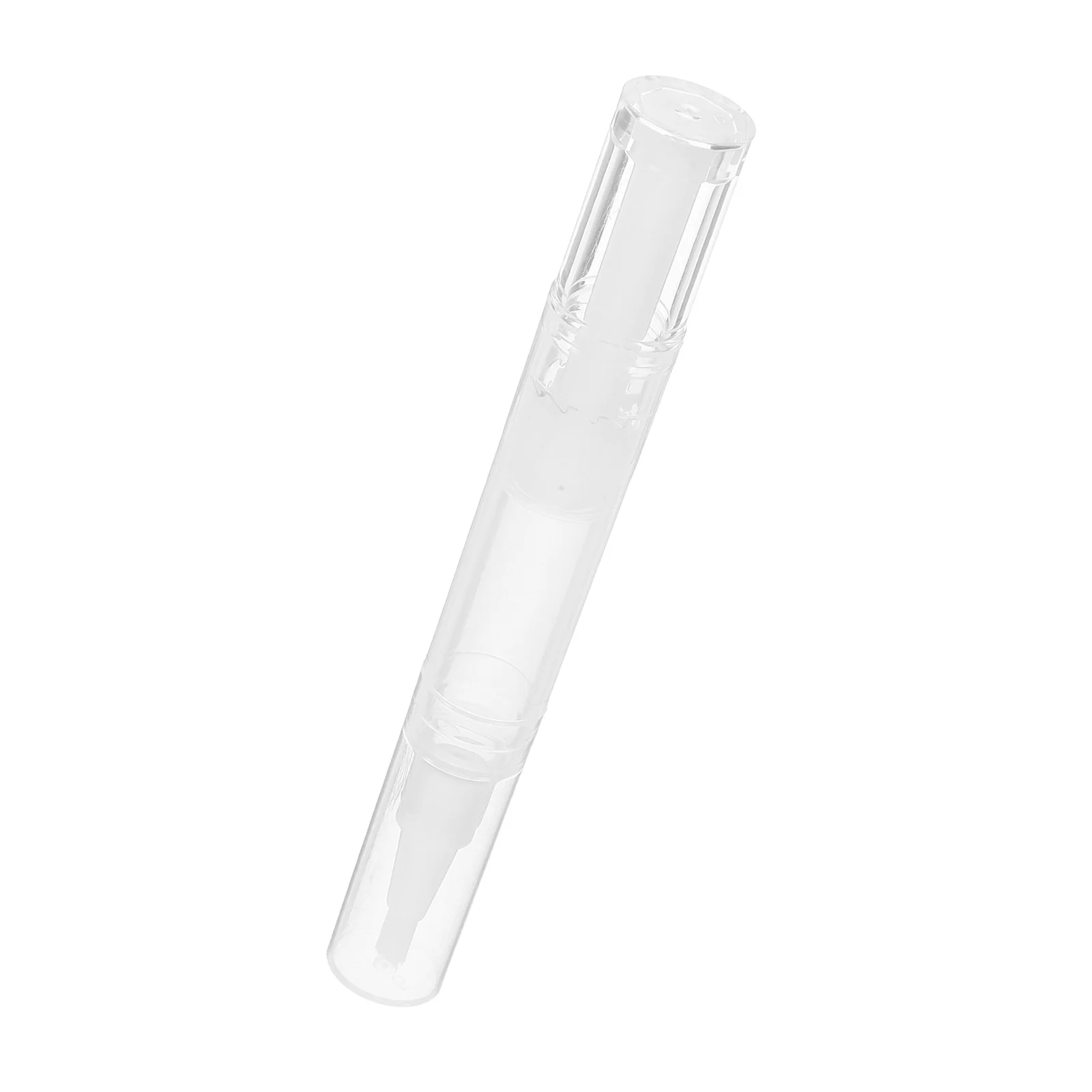 ปากกาใสแบบหมุนสำหรับใส่ของเหลว 5 มล. แบบเติมได้ ใช้สำหรับใส่ยาทาเล็บ ลิปกลอส น้ำยาบำรุงขนตา