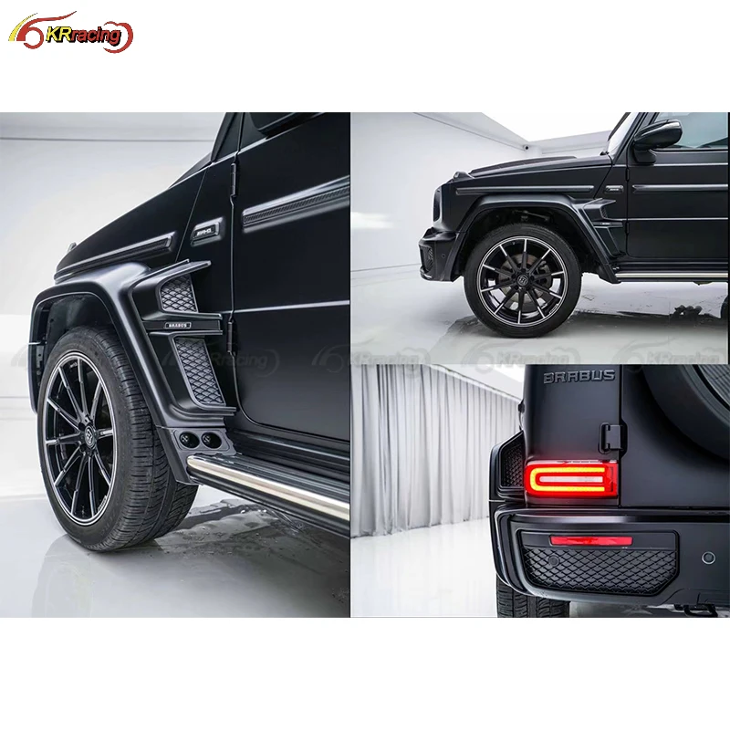 Upgrade Brabu B800 Dry Carbon Fiber Body Kit Hood With PP Material For Mercedes Benz G-Class W464 AMG G63 Brabu Kit 2019-2024