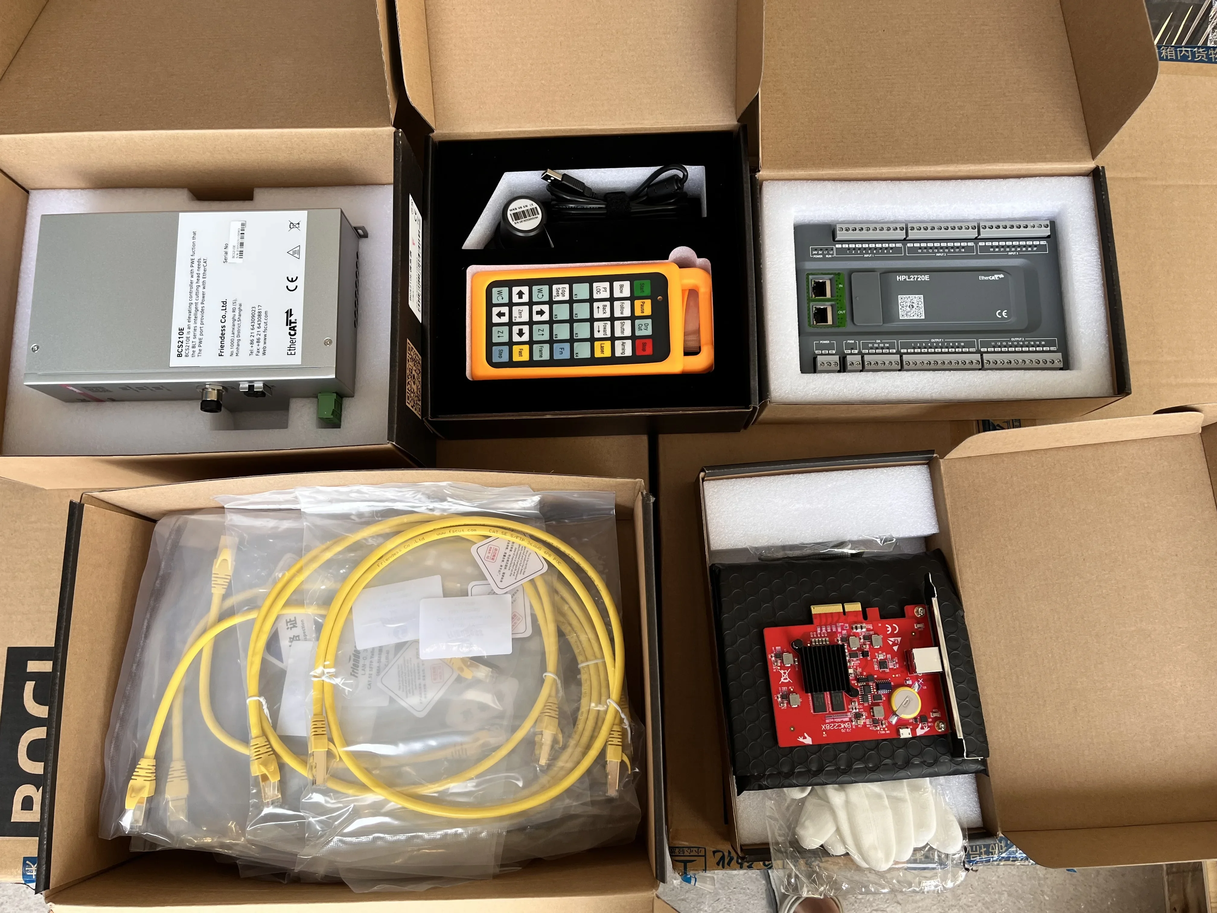 High Power Laser Cutting Control System FSCUT6000 For Cnc Laser Cutting Machine Parts