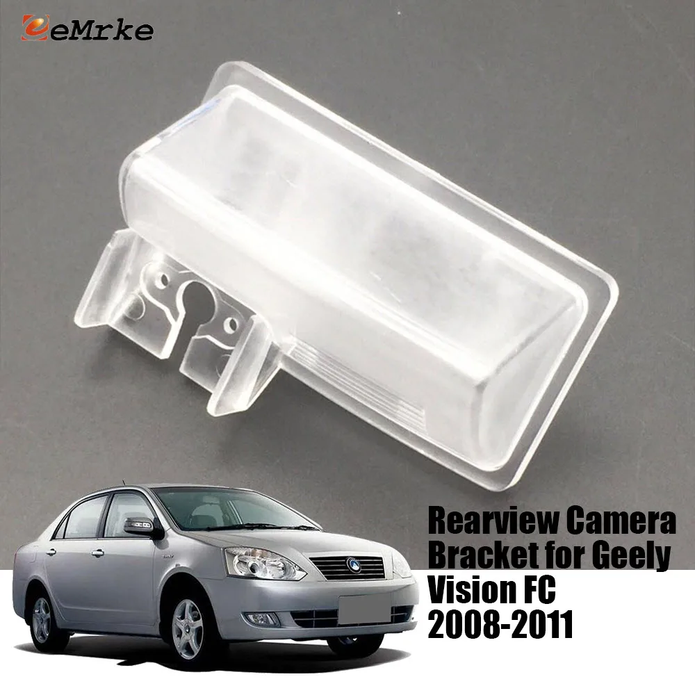 EEMRKE Car Rear view Camera Bracket Holder License Plate Lights Housing for Geely Vision (FC) /Gleagle FC 2008 2009 2010 2011