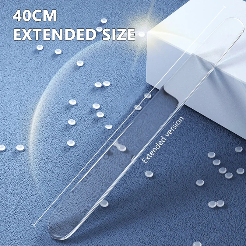 4PCS Extended Car Door Bumper Strip Transparent Body Protector Anti-scratch Protective Strip Body Decoration Strips